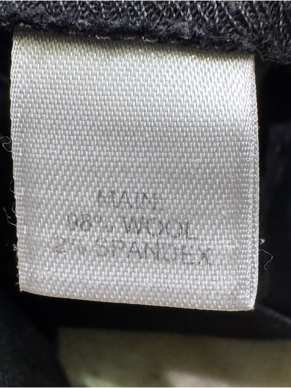 St. John Black Wool Blend Tailored Ankle Pants Size 8 - 27” Inseam – 98% Wool - Picture 9 of 10